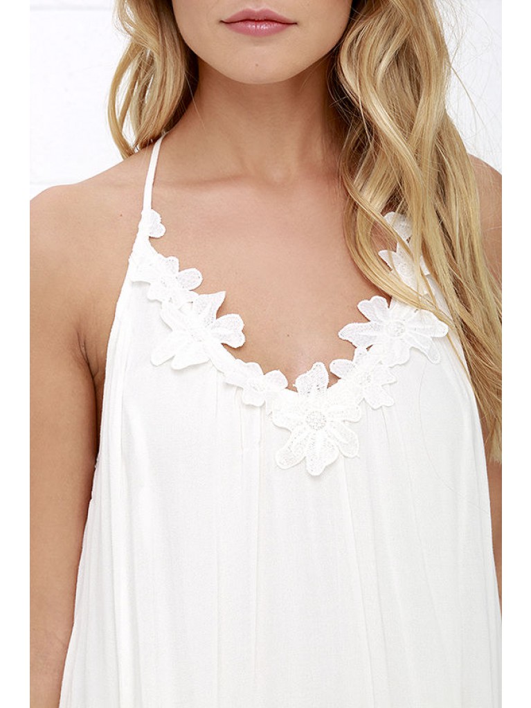 LILY LOVE IVORY SHIFT DRESS